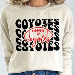 Coyotes Football SVG PNG, Coyotes svg,Stacked Coyotes ,Coyotes Mascot svg,Coyotes Mom svg,Coyotes Shirt svg,Coyotes PNG,