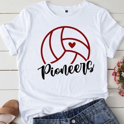 Pioneers Volleyball SVG,Pioneers svg,Pioneers Shirt svg,Pioneers Mascot svg,Pioneers Mom,Pioneers Pride,Pioneers Cheer,V