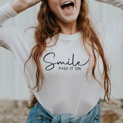 smile pass it on svg, smile svg,be kind svg,choose happy svg, inspirational svg,positive quote svg,motivational svg,cric