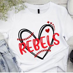 Rebels SVG Rebel svg Rebels svg Baseball Svg Softball svg,Baseball Mascot,Game Day svg,Hey Batter Batter,School Teao1088