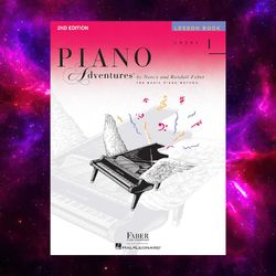 Piano Adventures Level 1 Lesson Book – 2nd Edition by Nancy Faber