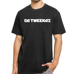 da tweekaz logo t-shirt dj merchandise unisex for men, women free shipping