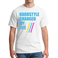 zatox hardstyle changed my life t-shirt dj merchandise unisex for men, women free shipping