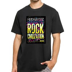 Headhunterz Rock Civilization T-Shirt DJ Merchandise Unisex for Men, Women FREE SHIPPING
