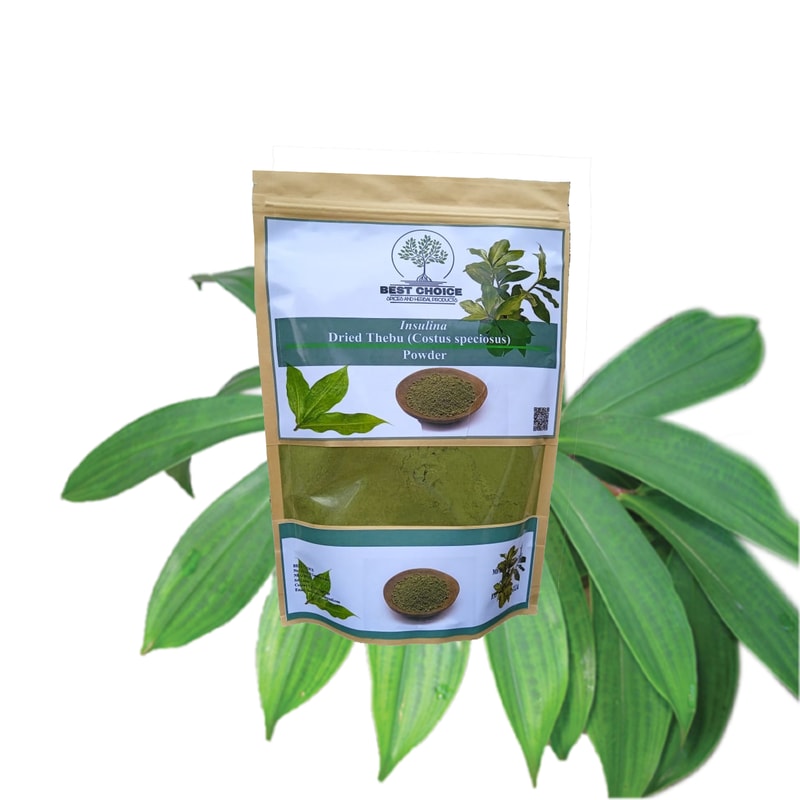 Thebu Powder Insulina Plant Organic Dried Leaves Powder ( Costus Igneus ) | Inspire ...