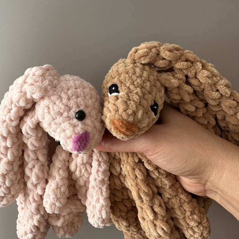 MINI Bunny Snuggler Pattern PDF Pattern Crochet Bunny Pattern Crochet Bunny Blanket Lovey Amigurumi