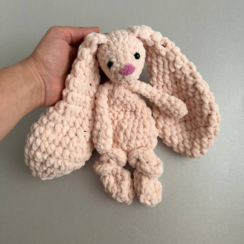 MINI Bunny Snuggler Pattern PDF Pattern Crochet Bunny Pattern Crochet Bunny Blanket Lovey Amigurumi