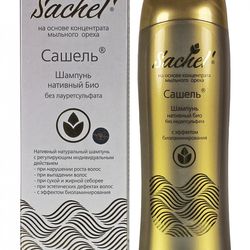 Sashel native shampoo Bio without laureth sulfate, 250 ml. For hair loss