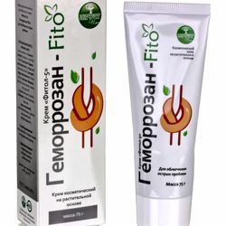 Anti-hemorrhoidal cream Fitol 5.75 g / hemorrhoid cream / pain reliever for hemorrhoids / hemostatic