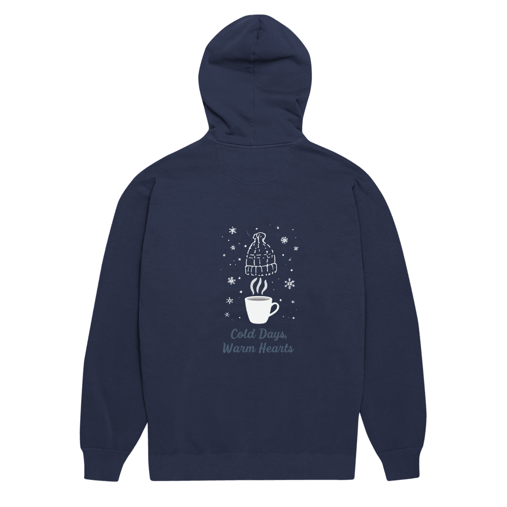 Cold Days Warm Hearts Garmentdyed Hoodie 0