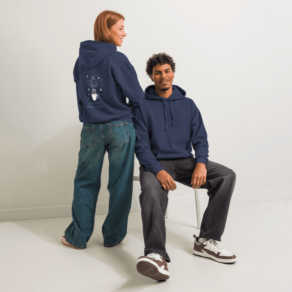 Cold Days Warm Hearts Garmentdyed Hoodie 3