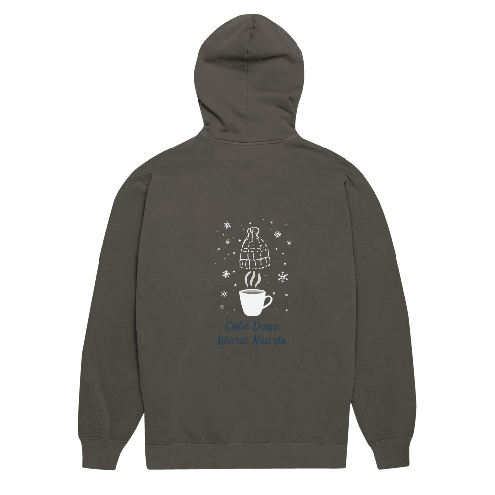 Cold Days Warm Hearts Garmentdyed Hoodie 5