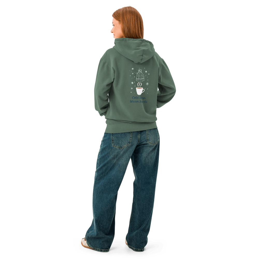 Cold Days Warm Hearts Garmentdyed Hoodie 12