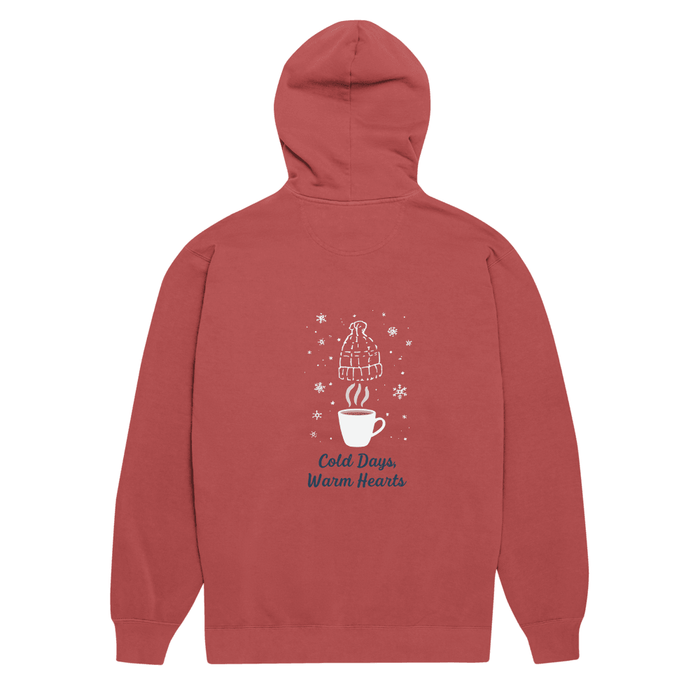 Cold Days Warm Hearts Garmentdyed Hoodie 17