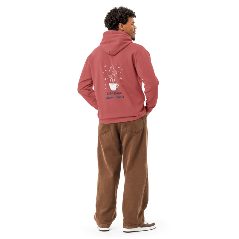 Cold Days Warm Hearts Garmentdyed Hoodie 18