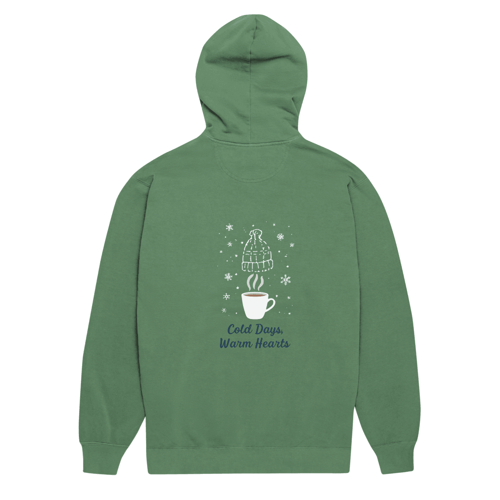 Cold Days Warm Hearts Garmentdyed Hoodie 19