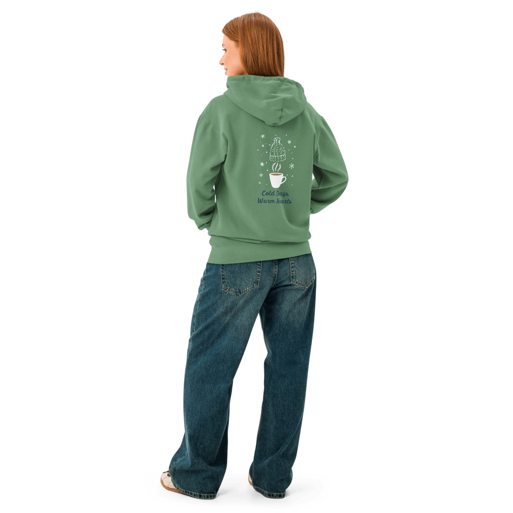 Cold Days Warm Hearts Garmentdyed Hoodie 22