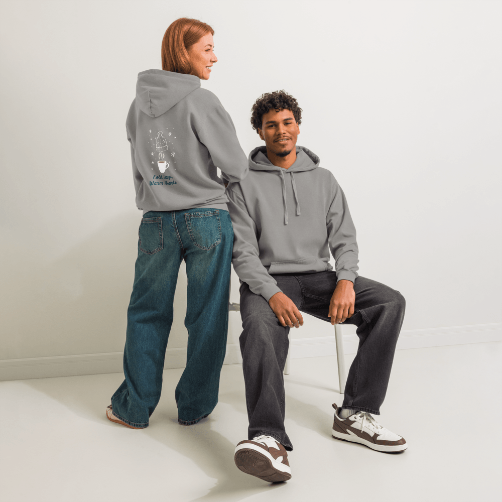 Cold Days Warm Hearts Garmentdyed Hoodie 23