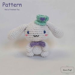 cinnamoroll amigurumi crochet doll pattern