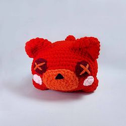 crochet pattern pillow chunky amigurumi bear coco melon