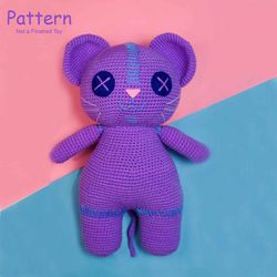 momo mouse cocomelon amigurumi crochet doll pattern