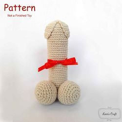 cute dildo amigurumi crochet toy pattern