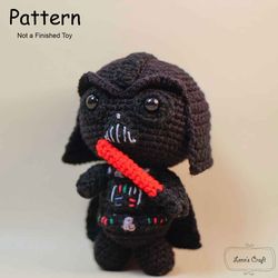 Star wars Darth Vader crochet doll amigurumi pattern