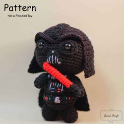 star wars darth vader crochet doll amigurumi pattern