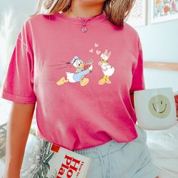 disney donald duck and daisy duck valentines day shirt