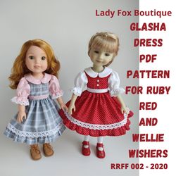 Wellie Wishers and Ruby Red Fashion Friends dress pattern