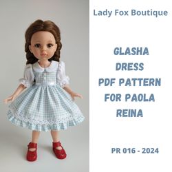 Glasha dress pattern for Paola Reina Las Amigas