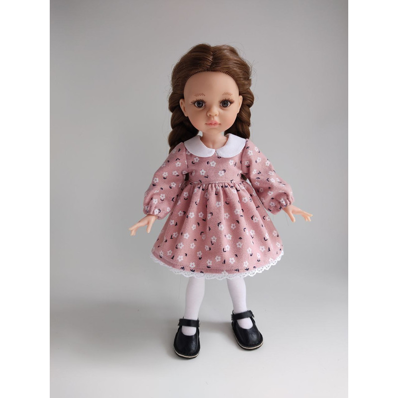 Fall Dress Pattern For Paola Reina Las Amigas Dolls 4