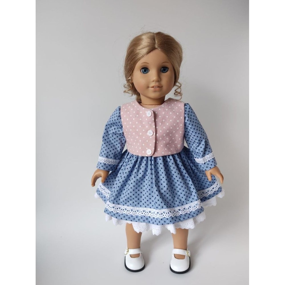 Dress And Vest Pattern For American Girl Doll 2