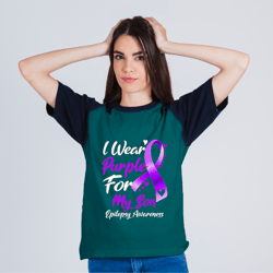 i wear purple for my son epilepsy awareness gifts