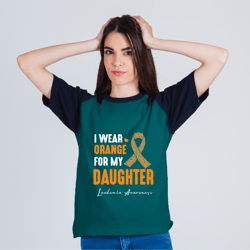 leukemia survivor i wear orange for my daughter leukemia cancer matching