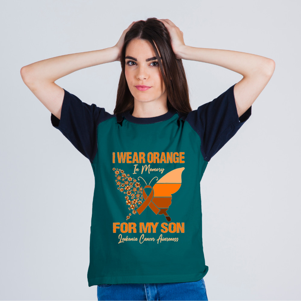 Leukemia Survivor I Wear Orange In Memory For My Son Leukemia Cancer Awareness.png