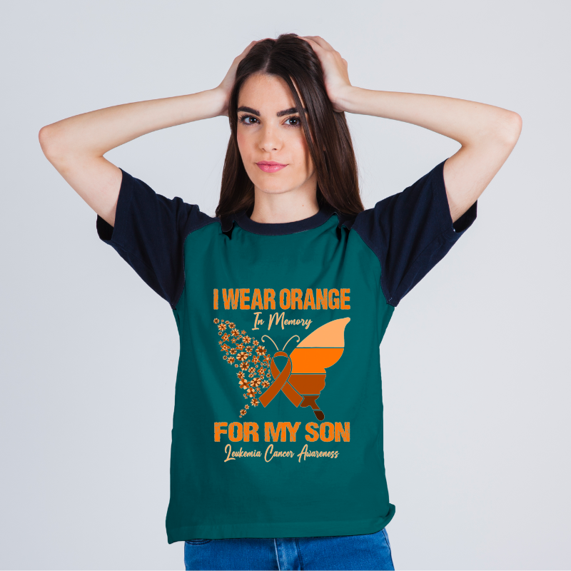 Leukemia Survivor I Wear Orange In Memory For My Son Leukemia Cancer Awareness.png