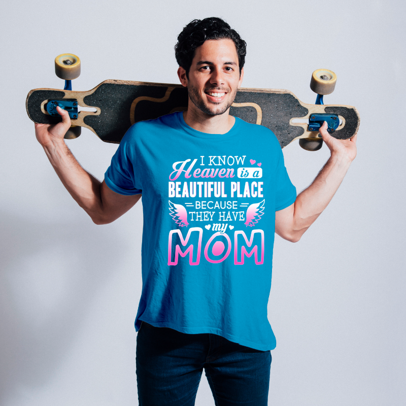 Mom My Angels Shirt 2In Memory Of Parents In Heaven.png