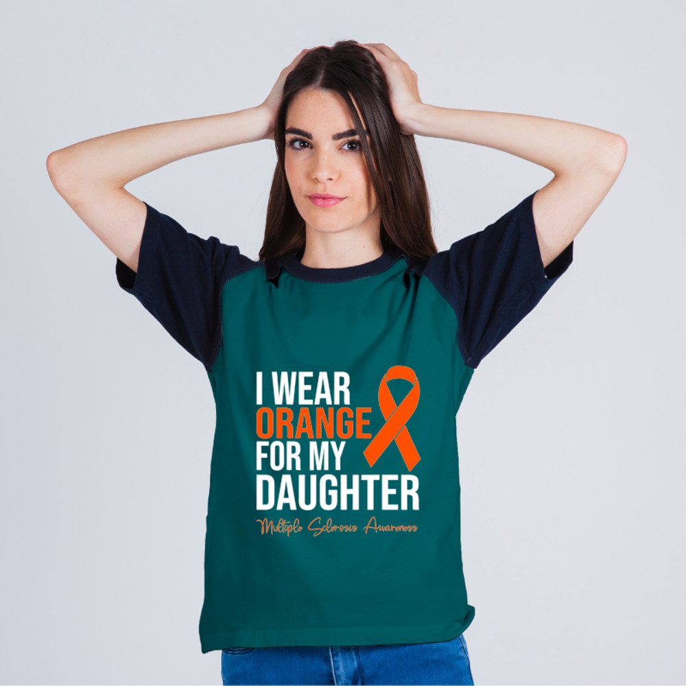 Multiple Sclerosis MS I Wear Orange For My Daughter MS Warrior.png