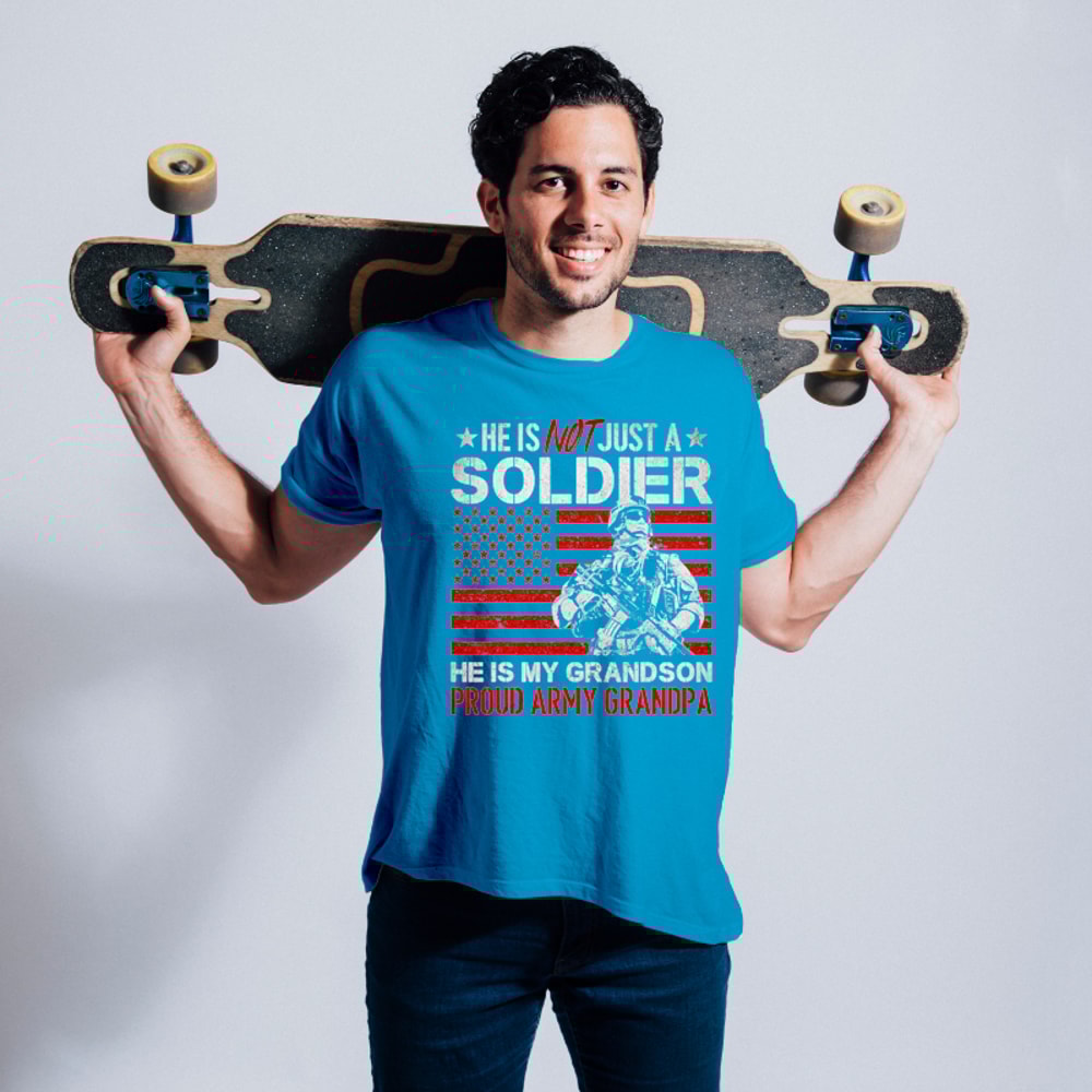 My Grandson Is A Soldier Proud Army Grandpa Military Family.png