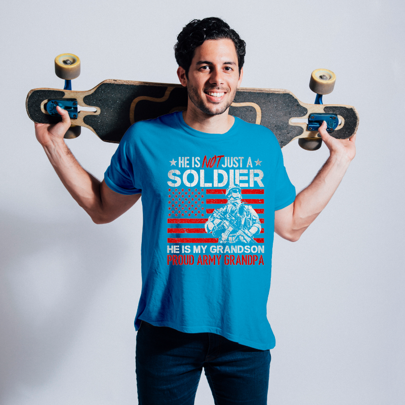 My Grandson Is A Soldier Proud Army Grandpa Military Family.png