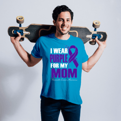 pancreatic warrior i wear purple for my mom pancreatic cancer awareness 7