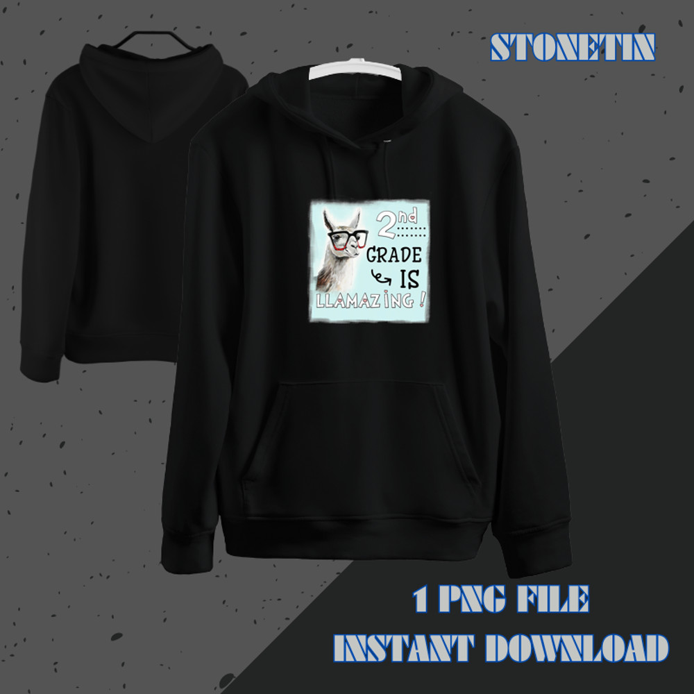 2nd Grade is Llamazing Funny Llama Back To School Teacher.png