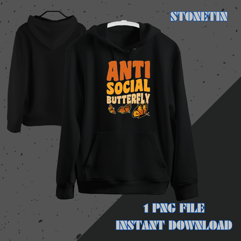 Antisocial Butterfly Funny Sarcastic Introvert Joke.png