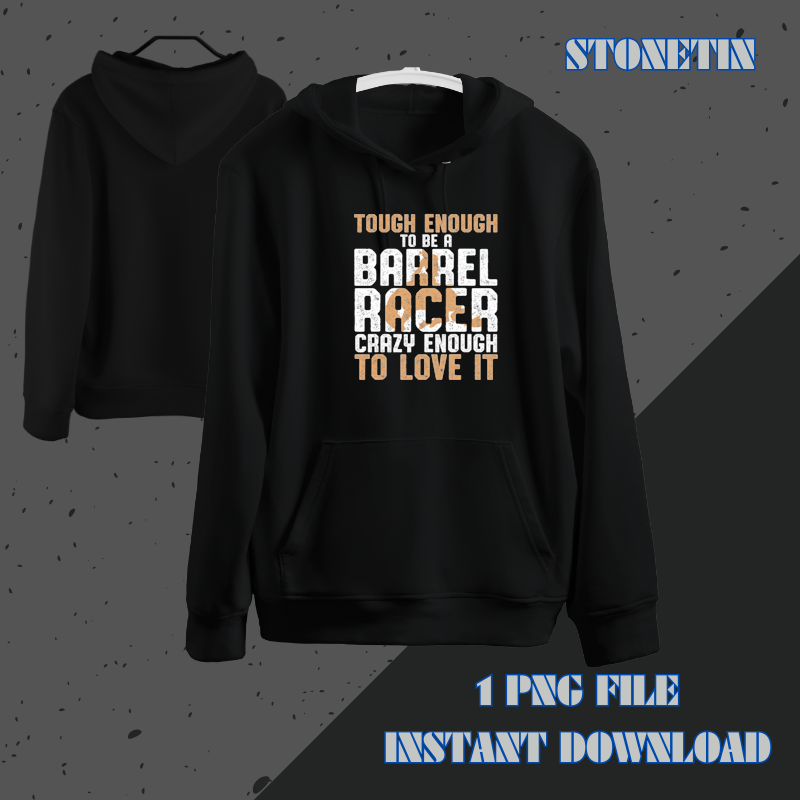 Barrel Racing Tee Rodeo Barrel Racer Funny Design Horse.png