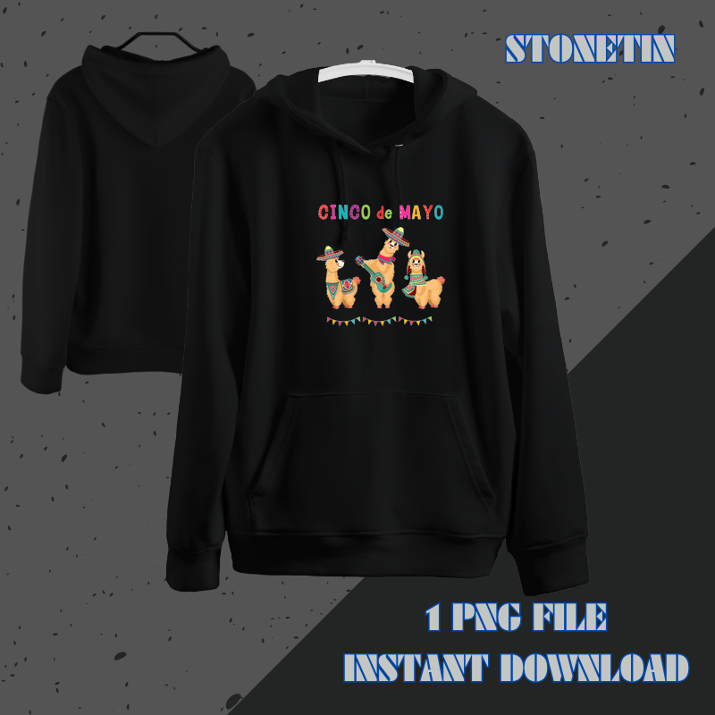 Cinco De Mayo Funny Llama Mexican 5th May.png