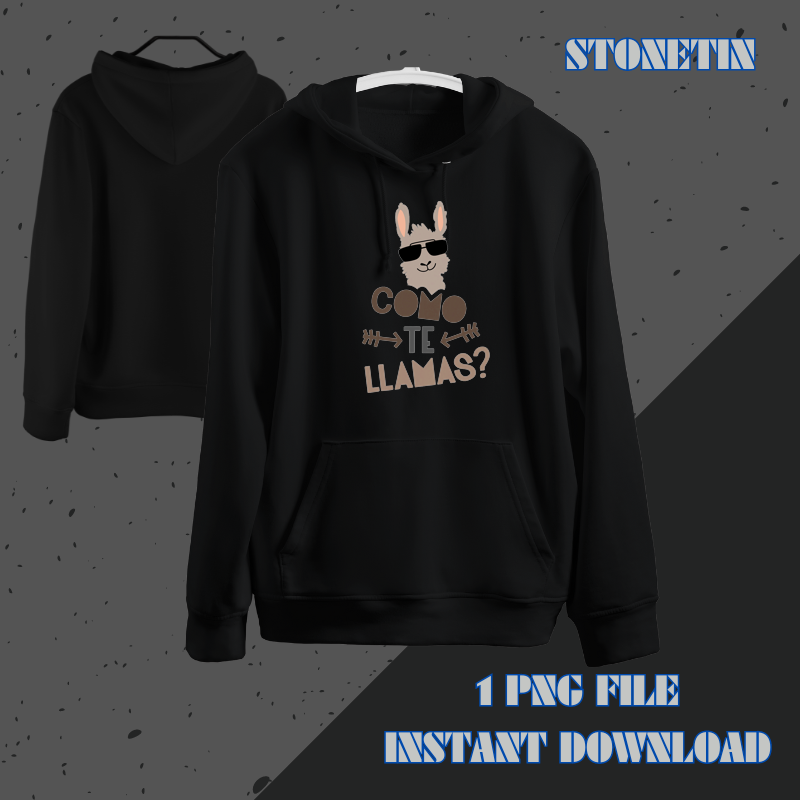 Como Te Llamas Funny Spanish Joke Llama.png