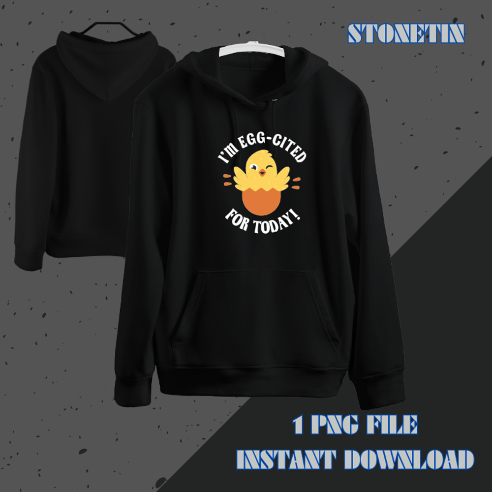 EggCited Hatching Chick Design Funny Easter Chicks.png