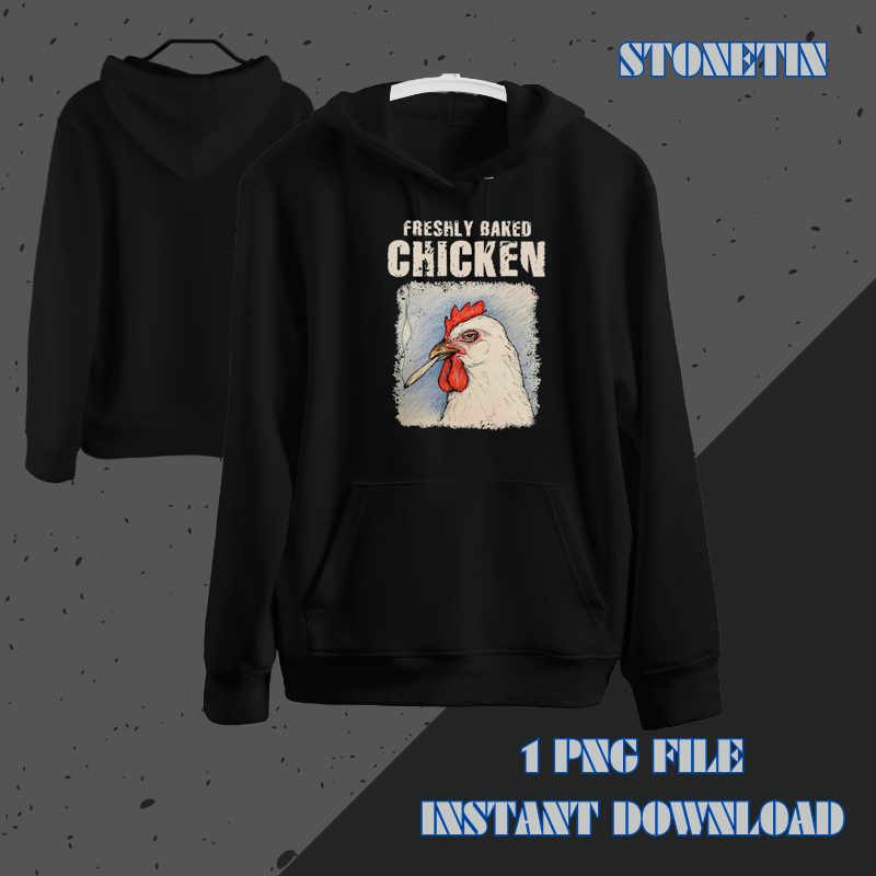 Freshly Baked Chicken Funny Chicken Farm Lover.png