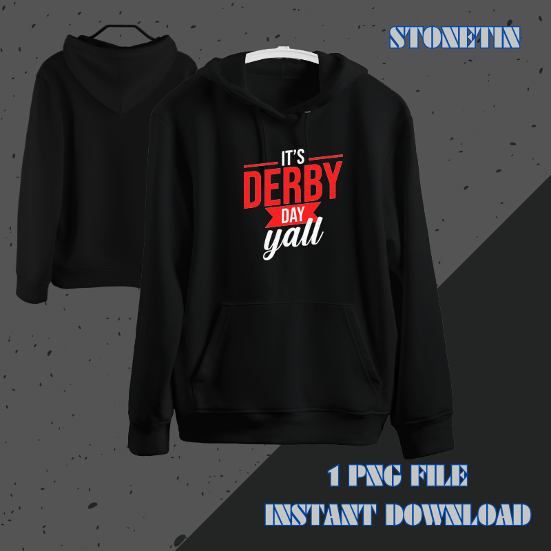 Funny Horse Racing Retro Its Derby Day Yall KY Derby Horse.png